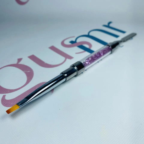 PINCEL PARA POLYGEL SINTETICO MANGO DE GLITTER