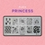 PLACA DE STAMPING PRINCESS #11 - PINK MASK