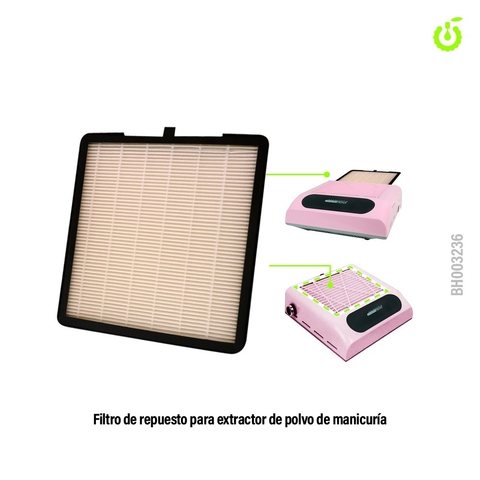 FILTRO REPUESTO PARA EXTRACTOR DEL POLVO - CHERIMOYA