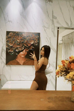 Vestido reto longo fenda lateral na internet