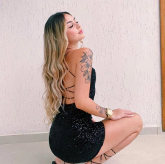 Vestido alcinha paetê na internet