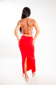 Vestido alcinha longo na internet