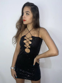 Imagem do Vestido Carol paetê