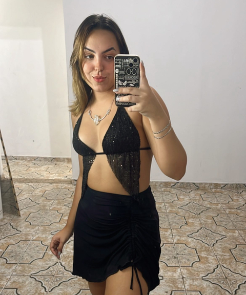 Top Lud costas nuas paetê pronta entrega