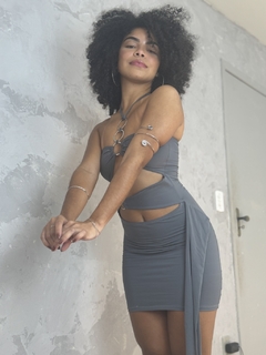 Vestido Rayane argola pronta entrega - Loja Thys