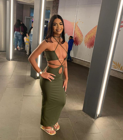 Vestido Bela longo pronta entrega na internet