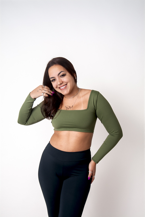 Cropped Lily manga longa
