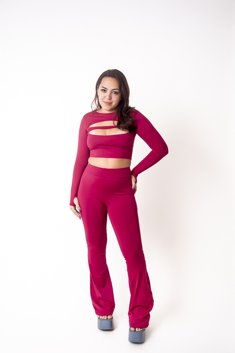 Calça flare