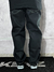 Calça Baggy Jeans Preto Costuras Brancas - Loja Oficial - Kenz Outlet