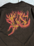 Camiseta Plano C Flames Marrom - Loja Oficial - Kenz Outlet
