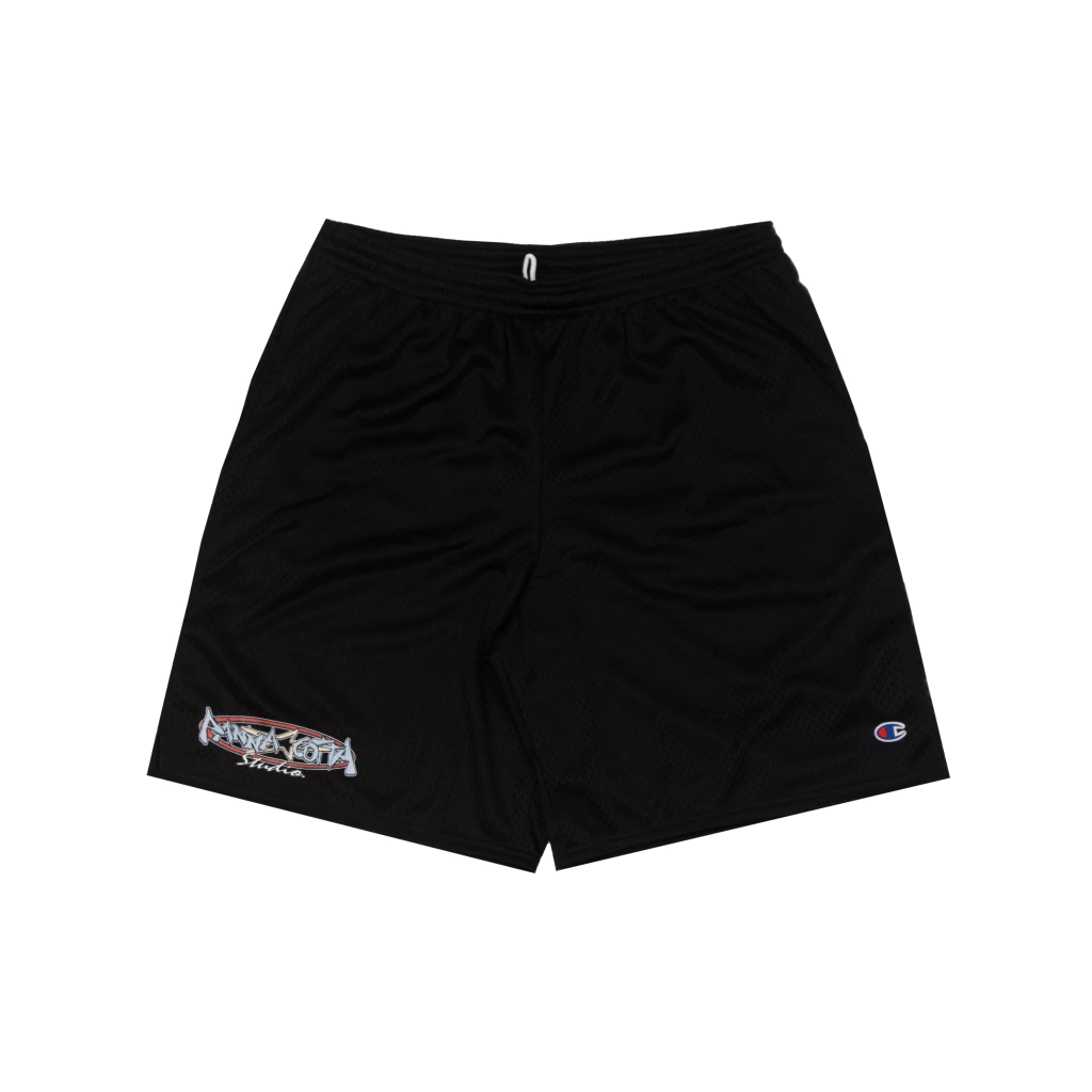 Custom Champion Mesh Shorts (Black)