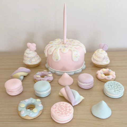 Set Cumple Rosa De Juguete - comprar online