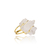 Porta Guardanapo Drusa de Cristal Quartzo Branco - comprar online