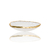 Bowl Quartzo Cristal Quartzo Branco com Banho Ouro P