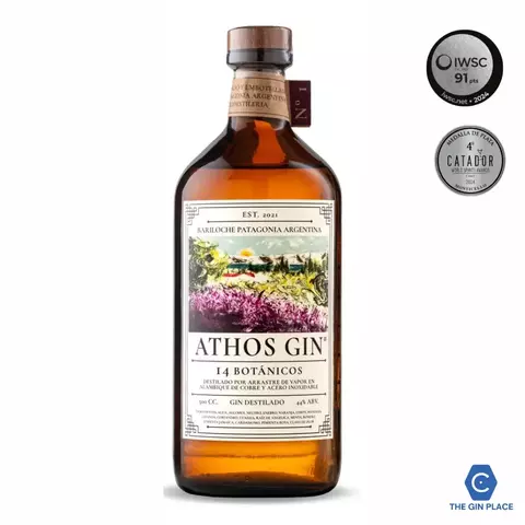 Gin Athos 14 botanicos Verano N1 Bariloche premiado