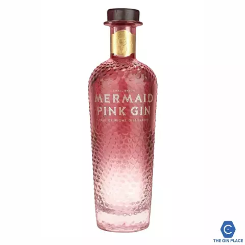Gin Mermaid Pink Gin botella rosa

