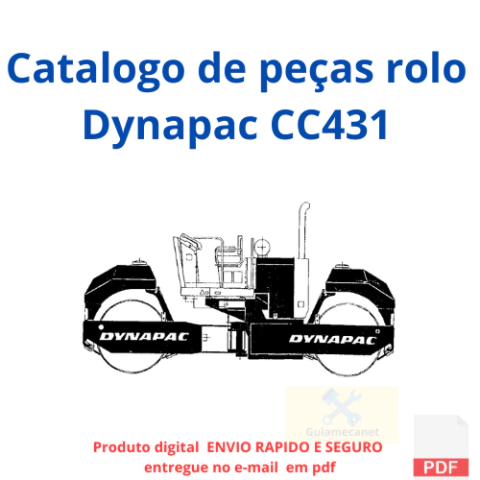 Catalogo de peças rolo Dynapac CC431