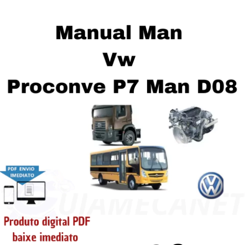 Manual Man Vw Proconve P7 Man D08 - comprar online