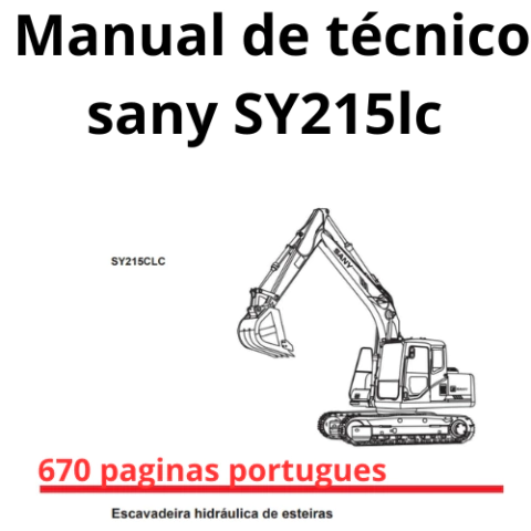 Manual técnico e manutenção 215LC / SY215 sany