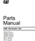 Catalogo de peças Motor Caterpillar 3306