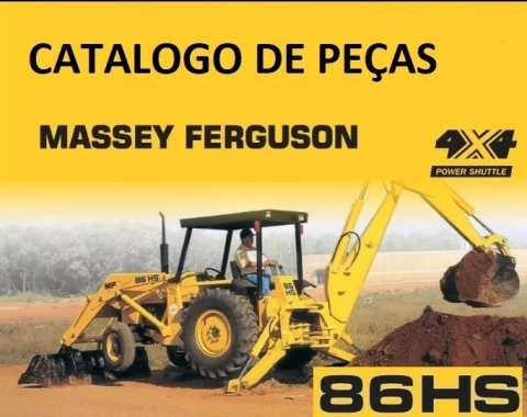 Catalogo Pecas Mf 86 Hs Retro escavadeira massey ferguson