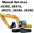 Manual Serviços JCB JS200, JS210, JS220, JS240, JS260