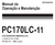 Manual De Operação PC170LC-11 komatsu  - comprar online