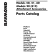 RAYMOND Parts Catalog: Models 50, 51, 60 Models 20