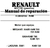MANUAL DE SERVIÇO MOTOR RENAULT 4km - comprar online
