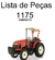 Catalogo de Peças Trator 1175 4X4 TRATOR-Yanmar