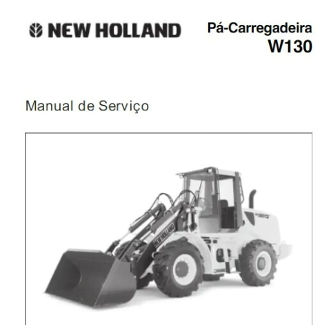 Manual de serviço pa carregadeira w120 new holland