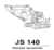 Catalogo de peças de escavadeira JCB JS140 JS 140
