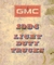 Manual de serviço caminhoes leves 1984 GMC Light Duty Trucks Service Manual