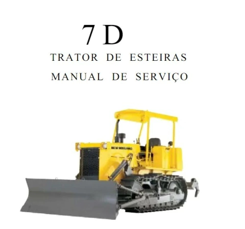 Manual de Serviço Trator de Esteira new holland 7D