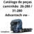 Catálogo de peças caminhão 26-280 / 31-280 Advantech vw - motor - transmissão - suspensão - chassis - chassis - cabine - chicotess