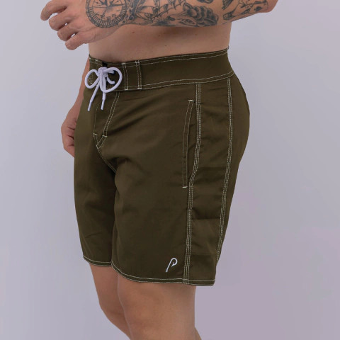 BoardShort Old Side Verde Sew - comprar online