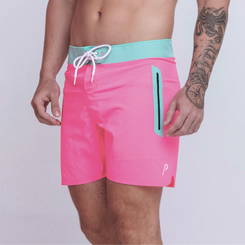 Boardshort SuperLight Rosa Neon - comprar online