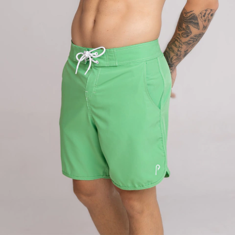Boardshort Retro Verde Claro - comprar online