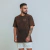 T-shirt Estonada Oversized Marrom Algum Lugar - comprar online