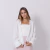 Tricot Kimono Curto Lilla- Branco - comprar online