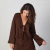 Blusa Amarração Giu- Marrom