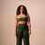 Calça Pantalona Tricot Aura- Verde Musgo - comprar online