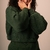 Tricot Cropped Holambra- Verde Musgo