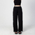 Calça Pantalona Moletinho Campos- Preta - comprar online