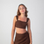 Top Gabi- Marrom - comprar online