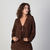 Blusa Amarração Giu- Marrom - comprar online
