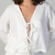 Blusa Amarração Giu- Off White - comprar online