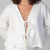 Blusa Amarração Giu- Off White - comprar online