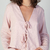 Blusa Amarração Giu- Rosa