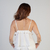 Bata Babado Hanna- Off White - comprar online